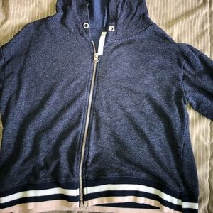 Blue cropped sweater